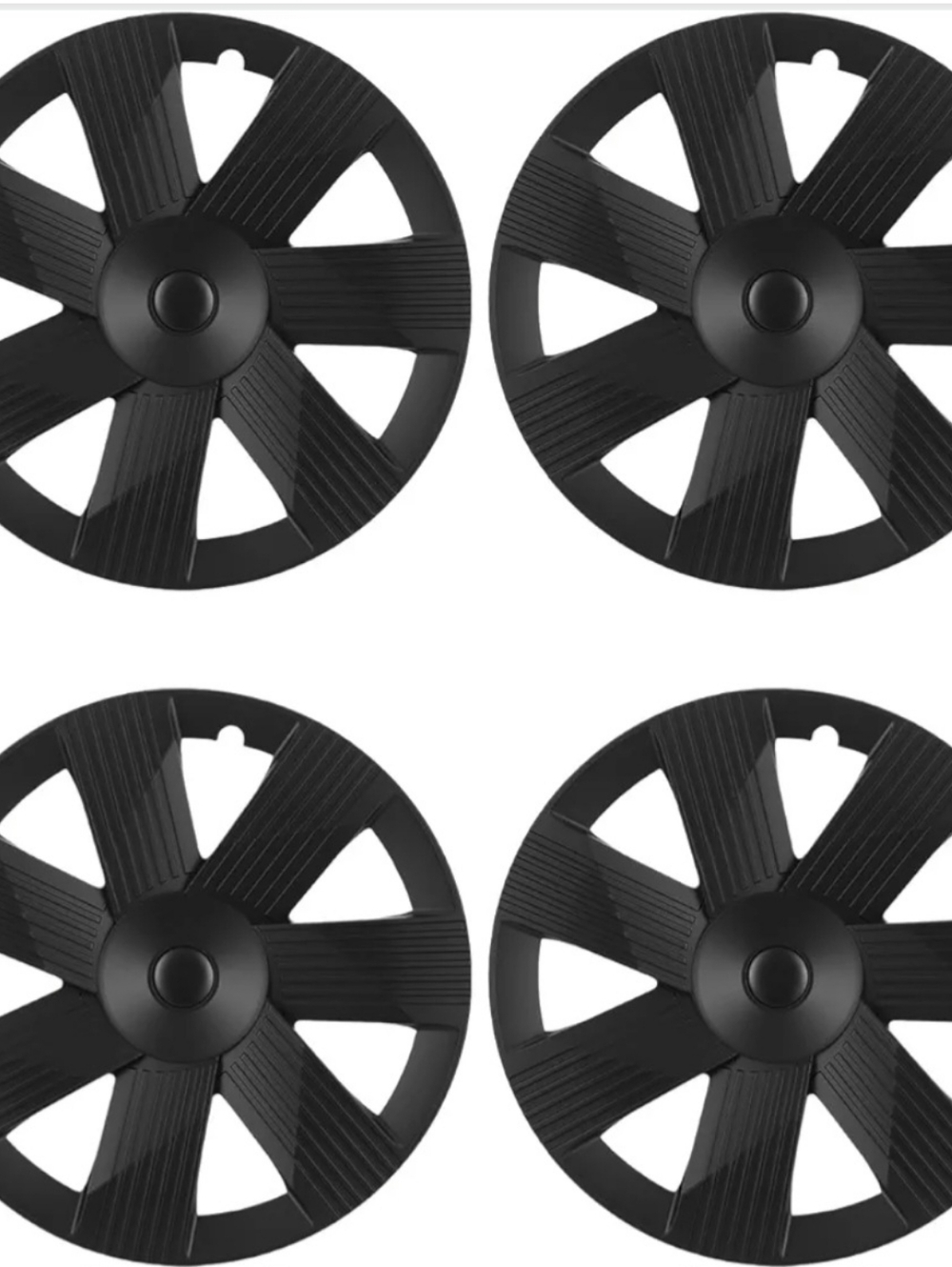 Hubcaps for Tesla Model Y 2019-2024, 19 Inch ABS Hubcaps, Rim Protector Hub Caps